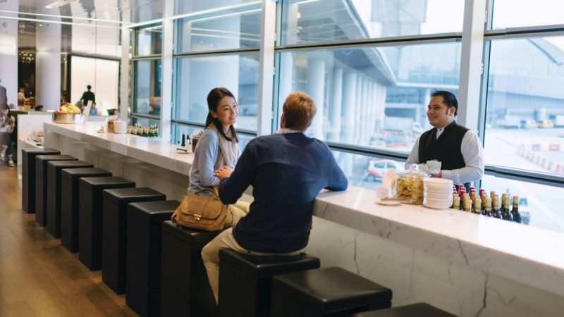 Cathay Pacific has reopened the bridge lounge in Hong Kong